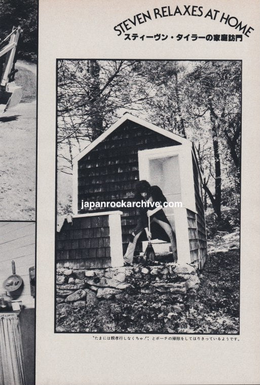 Aerosmith 1979/02 Japanese music press cutting clipping - photo feature - steven tyler