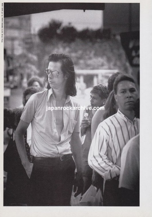 Nick Cave 1994/08 Japanese music press cutting clipping - photo pinup poster
