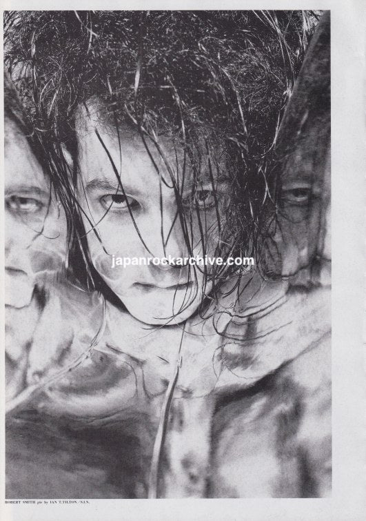 The Cure 1989/12 Japanese music press clipping - pinup