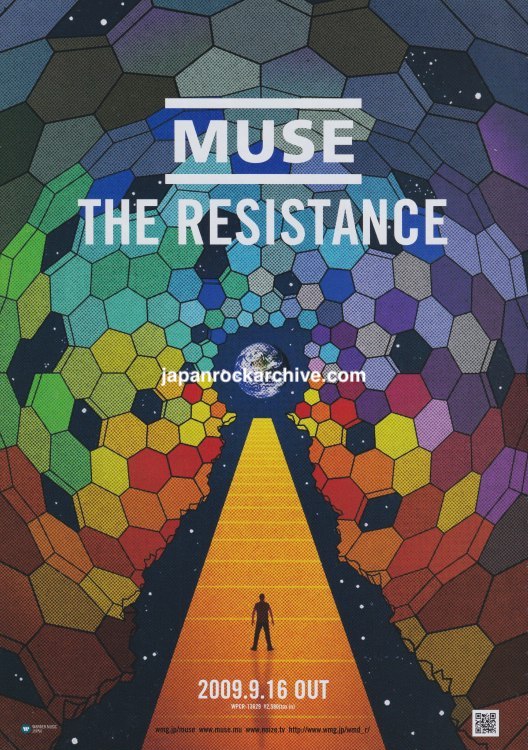 Muse 2009/10 The Resistance Japan album promo ad