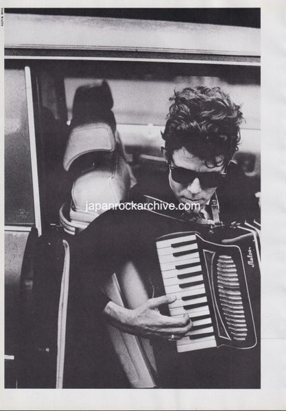 Tom Waits 1986/07 Japanese music press cutting clipping - photo