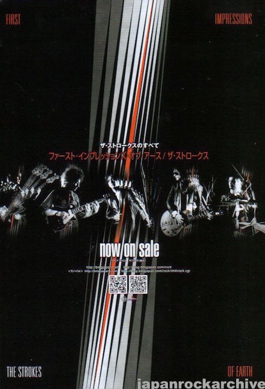 The Strokes 2006/02 First Impressions Of Earth Japan album promo