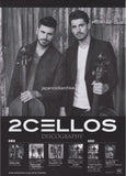 2Cellos 2018 Japan tour concert gig flyer handbill