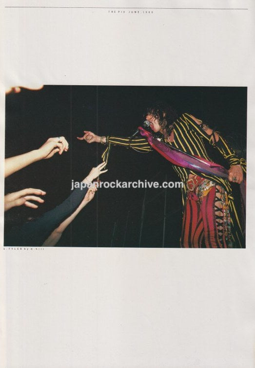 Aerosmith 1980/06 Japanese music press clipping - photo pinup