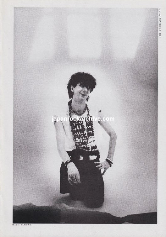 Marc Almond 1983/11 Japanese music press cutting clipping - photo pinup