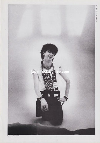 Marc Almond 1983/11 Japanese music press cutting clipping - photo pinup
