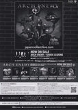 Arch Enemy 2012 Japan tour concert gig flyer handbill