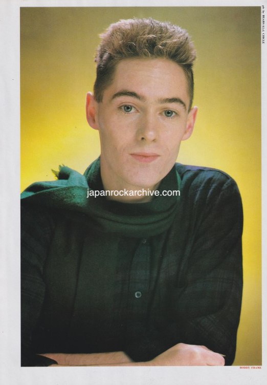 Roddy Frame 1986/06 Japanese music press cutting clipping - photo pinup poster - aztec camera