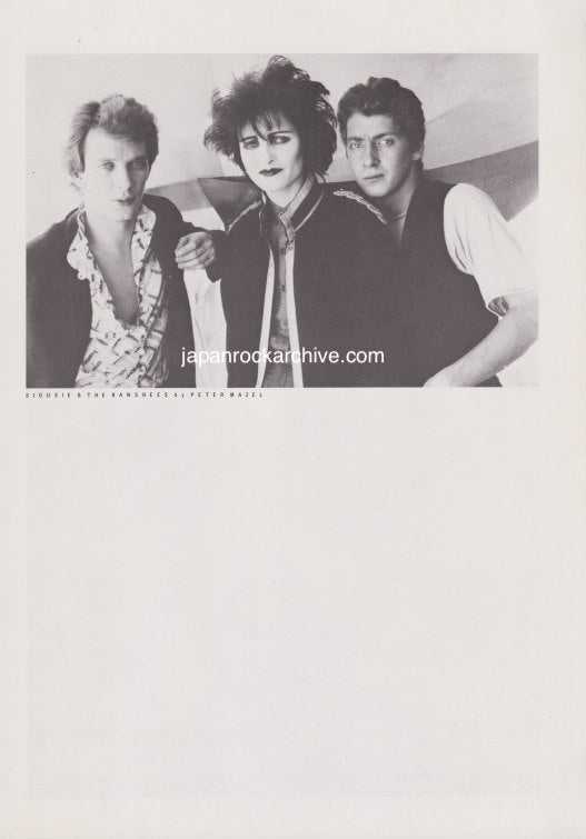 Siouxsie & The Banshees 1981/04 Japanese music press cutting clipping - photo pinup