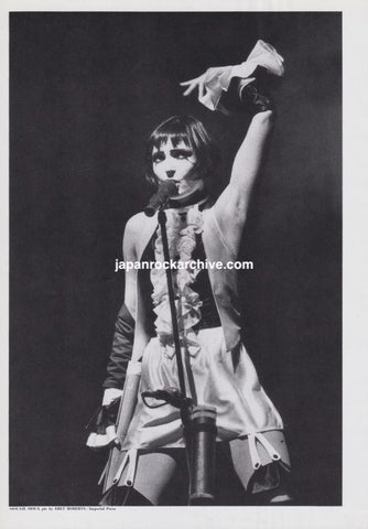 Siouxsie & The Banshees 1989/03 Japanese music press cutting clipping - photo pinup - on stage