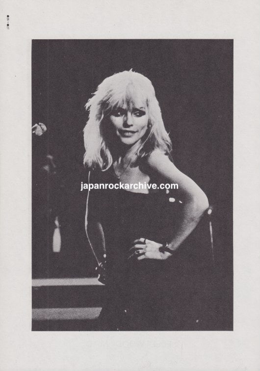 Blondie 1978 Japanese music press clipping pinup - page 2