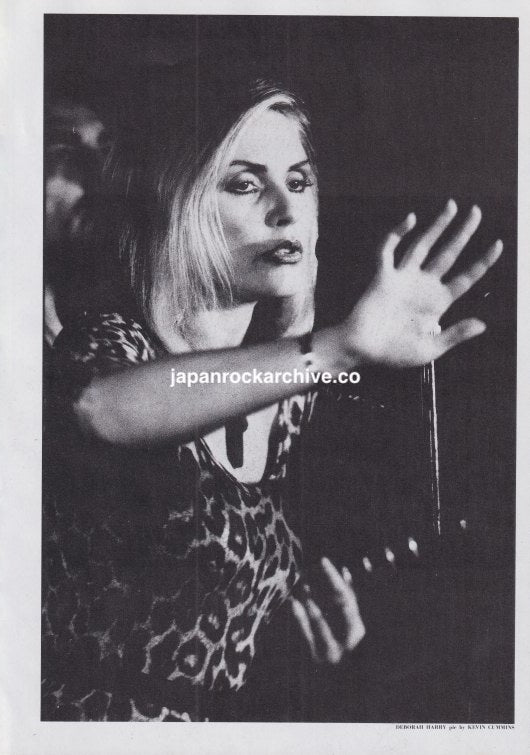 Deborah Harry Blondie 1989 Japanese magazine pinup