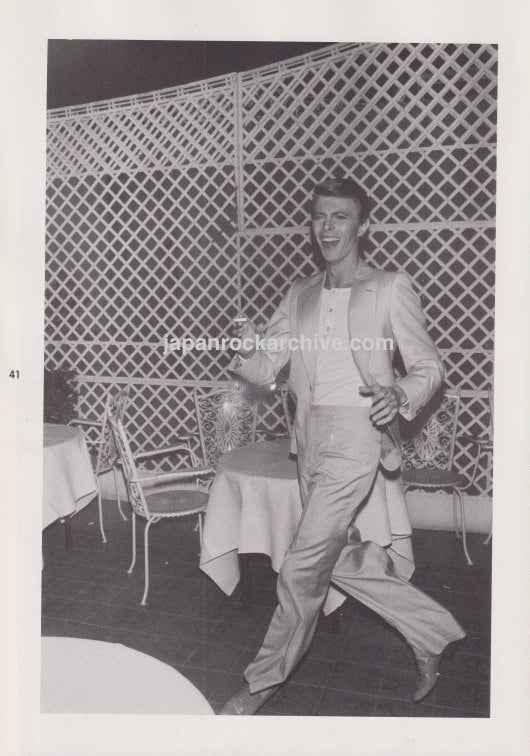 David Bowie 1980/06 Japanese music press clipping - photo pinup