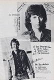 Kate Bush / Al Stewart / Lee Brilleaux 1981/01 Japanese music press cutting clipping - promo photo pinup