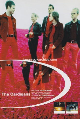 The Cardigans 1998/11 Gran Turismo Japan album promo ad