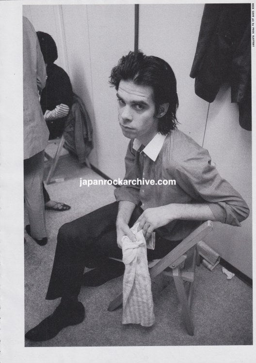 Nick Cave 1991/06 Japan music press clipping - pinup