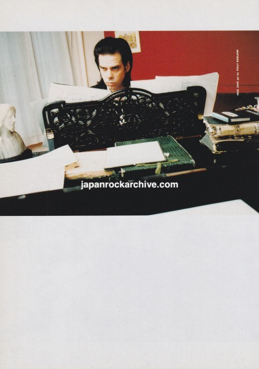Nick Cave 1998/06 Japan music press clipping - pinup