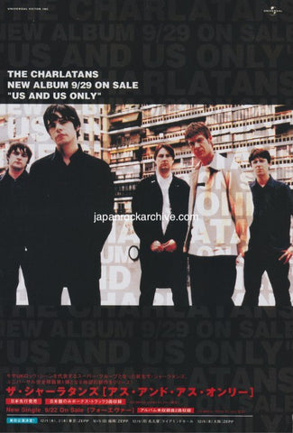 The Charlatans 1999/10 Us And Us Only Japan album promo ad