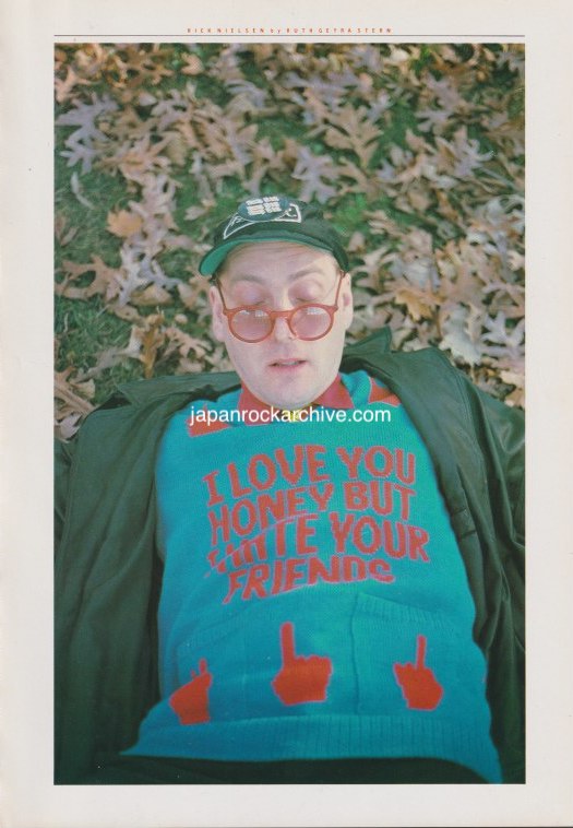 Cheap Trick 1981/04 Japanese music press cutting clipping - photo pinup - rick nielsen