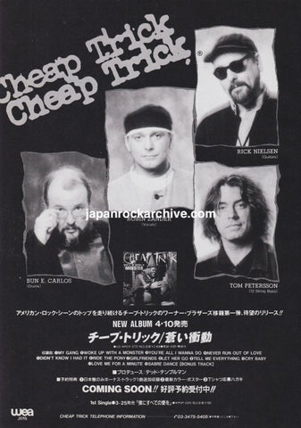 Cheap Trick 1994/04 Woke Up With A Monster Japan album promo ad
