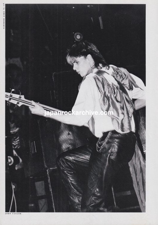 Duran Duran 1985/01 Japanese music press clipping - pinup, John Taylor