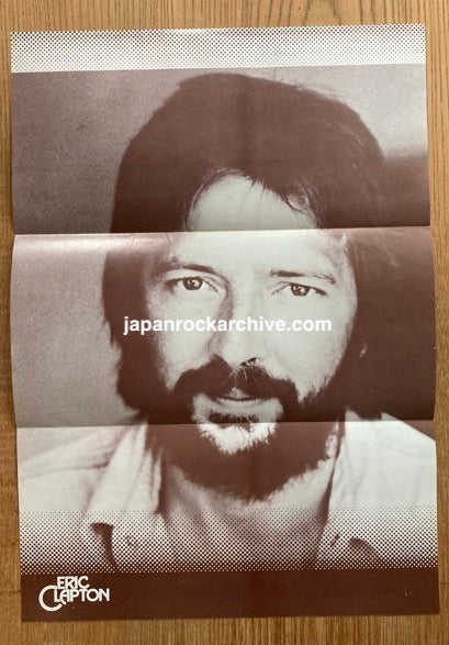 Bob Dylan / Eric Clapton 1974/10 Japan pinup poster
