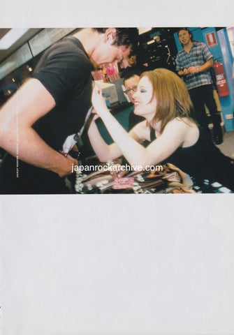 Garbage 1997/09 Japanese music press cutting clipping - photo pinup - shirley manson