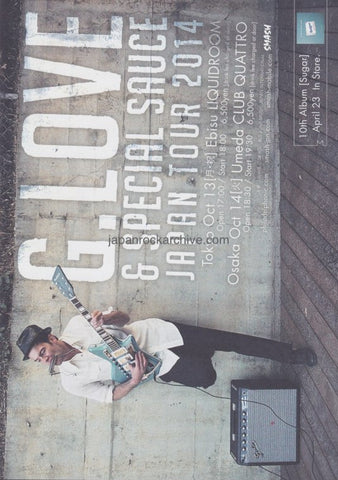 G. Love & Special Sauce 2014 Japan tour concert gig flyer handbill