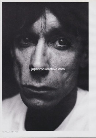 Iggy Pop 1988/09 Japanese music press cutting clipping - photo pinup