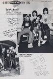 Iron Maiden / Girl / Wild Horses 1981/01 Japanese music press cutting clipping - promo photo pinup
