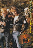 Iron Maiden 1981/02 Japanese music press cutting clipping - photo pinup - band shot outside