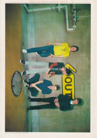 The Jam 1979/11 Japanese music press cutting clipping - photo pinup
