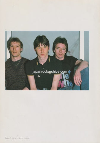 The Jam 1981/10 Japanese music press cutting clipping - photo pinup