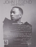 John Legend 2018 Japan tour concert gig flyer handbill