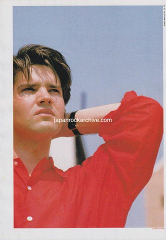 Lloyd Cole 1985/07 Japanese music press cutting clipping - photo pinup