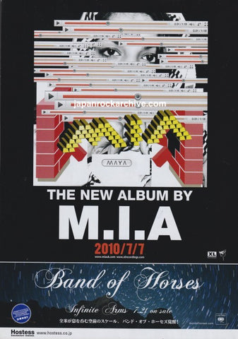 M.I.A. 2010/08 Maya Japan album promo ad
