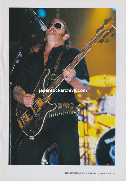 Motorhead 2002/03 Japan music press clipping - pinup