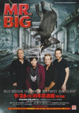 Mr. Big 2017 Japan tour concert gig flyer handbill