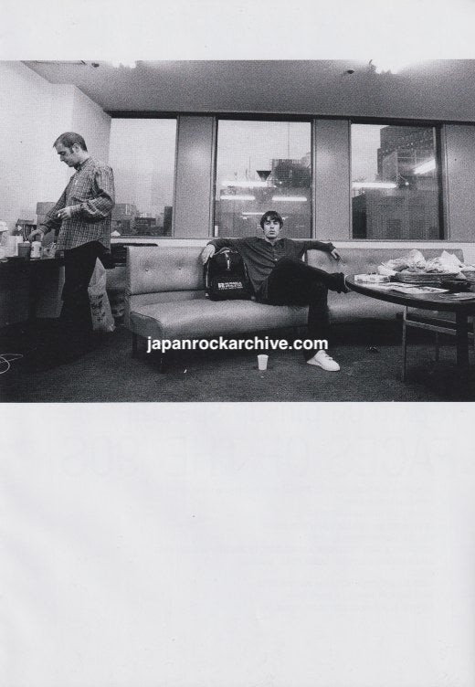 Oasis 2000/02 Japanese music press cutting clipping - photo pinup