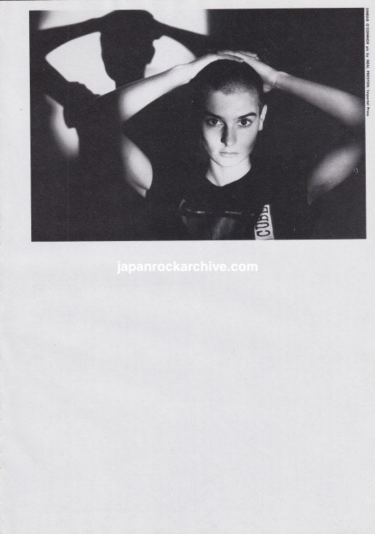 Sinead O'Connor 1991/06 Japan music press clipping - pinup