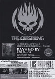 The Offspring 2012 Japan tour concert gig flyer handbill