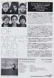 Of Monsters and Men 2013 Japan tour concert gig flyer handbill