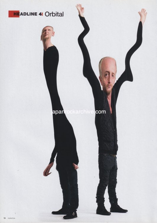 Orbital 2012/04 Japanese music press cutting clipping - article