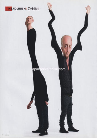 Orbital 2012/04 Japanese music press cutting clipping - article