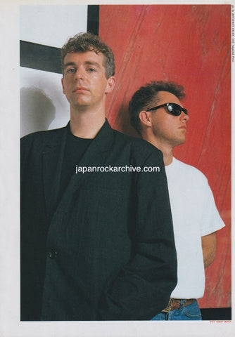 Pet Shop Boys 1987/03 Japanese music press cutting clipping - photo pinup