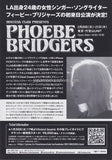 Phoebe Bridgers 2018 Japan tour concert gig flyer handbill