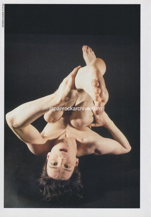 Pig 1993/11 Japanese music press cutting clipping - photo pinup - floating in space