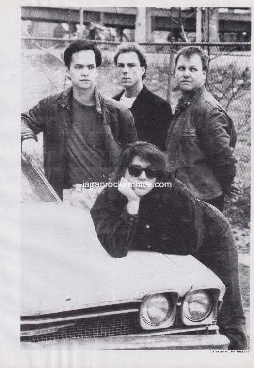 Pixies 1988/12 Japanese music press cutting clipping - photo pinup