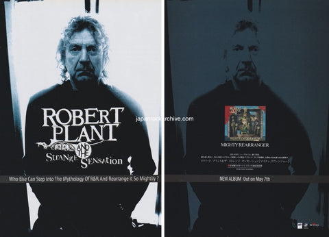 Robert Plant and The Strange Sensation 2005/06 Mighty Rearranger Japan album promo ad