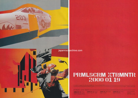 Primal Scream 2000/02 Exterminator Japan album / tour promo ad